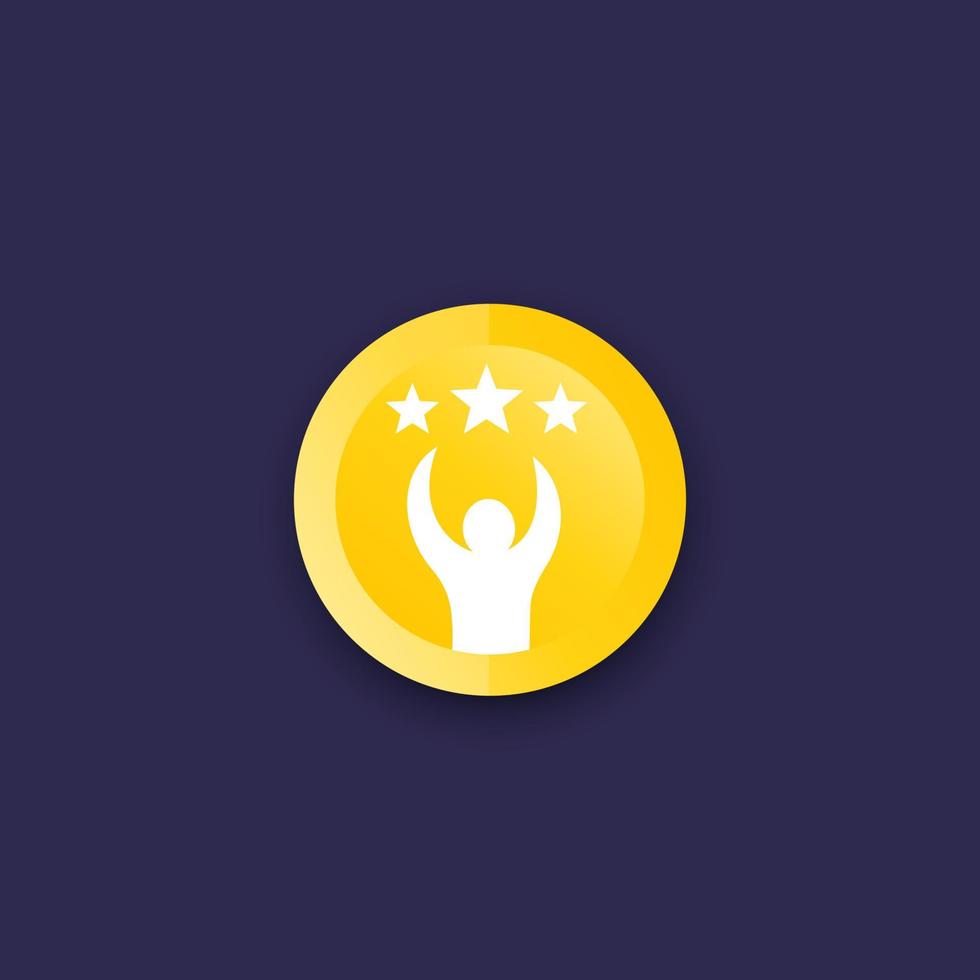 competence icon, vector