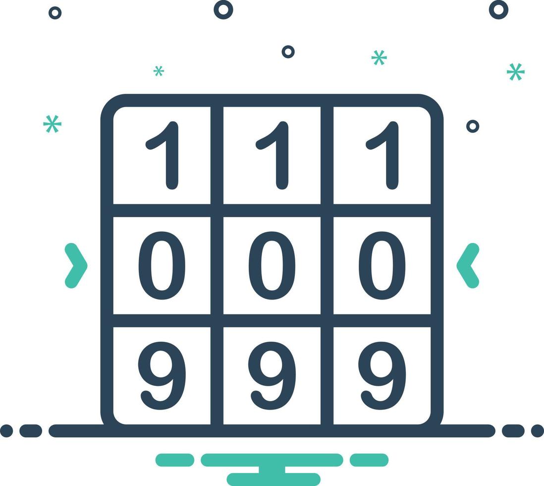 Mix icon for combination vector