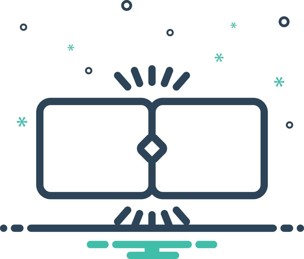 Mix icon for combination vector