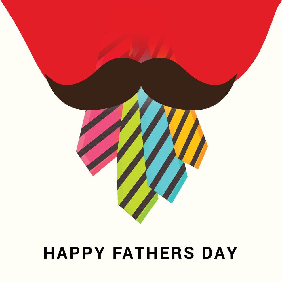 ilustración vectorial de un fondo para el día del padre feliz. vector