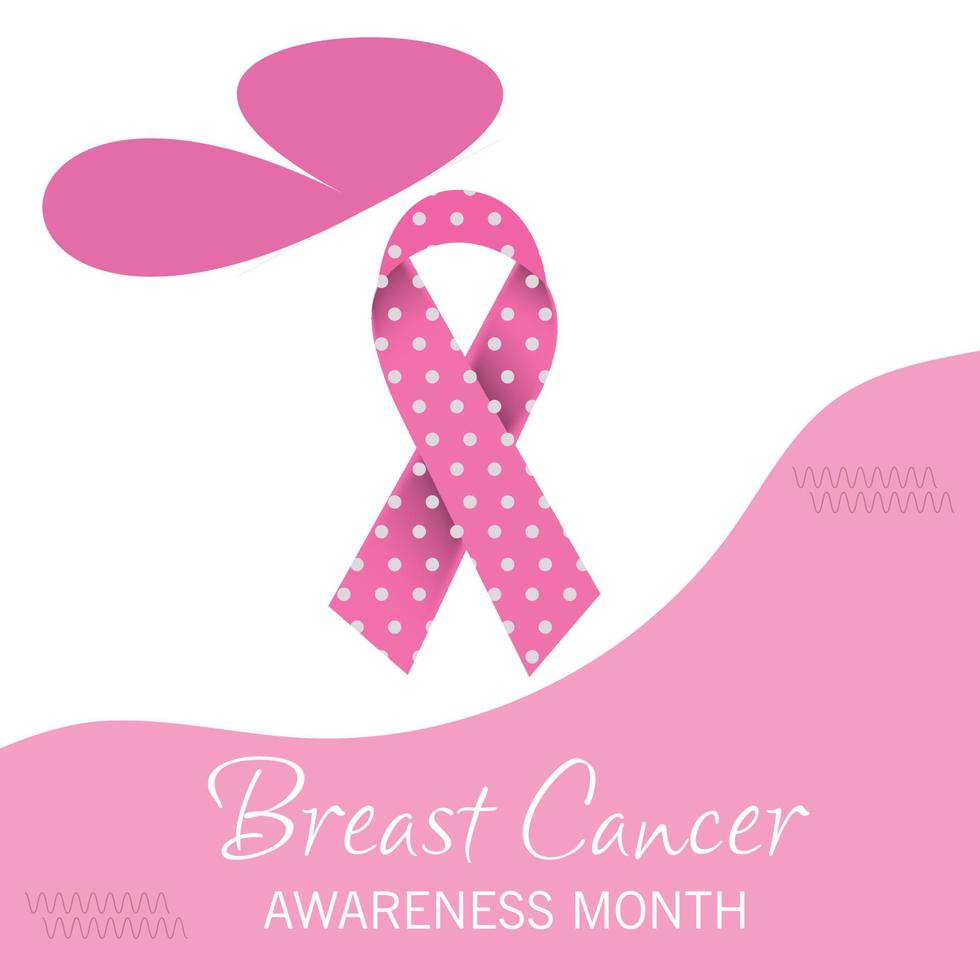 illustration of a Background for Breast Cancer Awareness Month 3589225