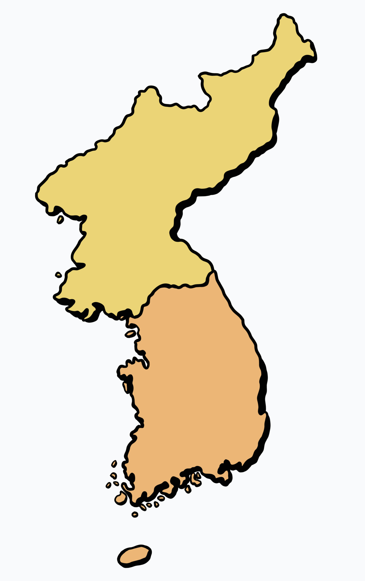 Korea map