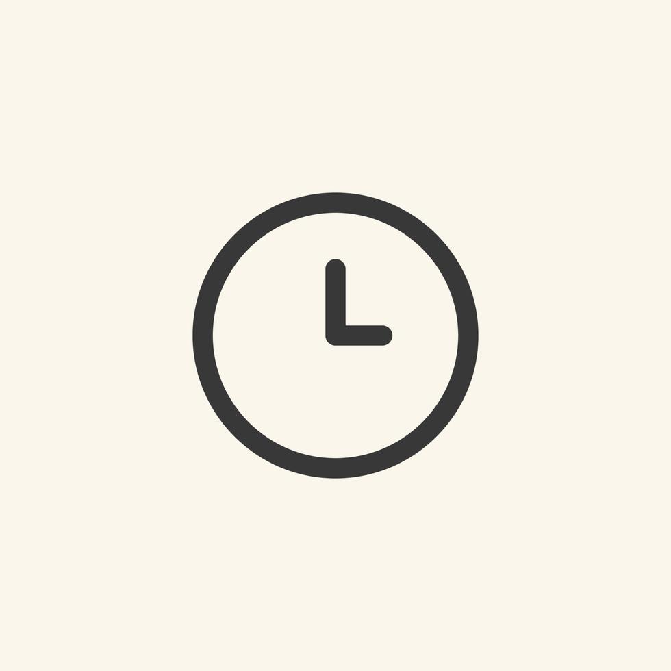 Clock icon vector