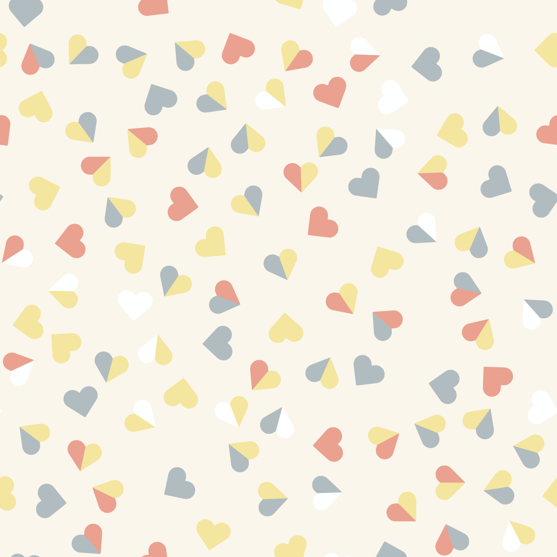 Retro love patterns. Seamless vector background. 3589753 Vector Art at ...
