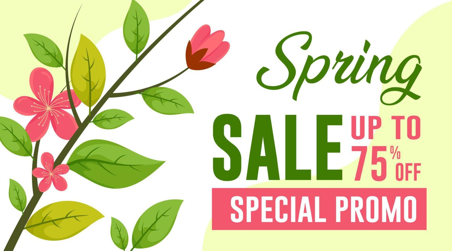 Spring Season Background, Hello Spring, Spring Sale Background, Spring Banner Background vector