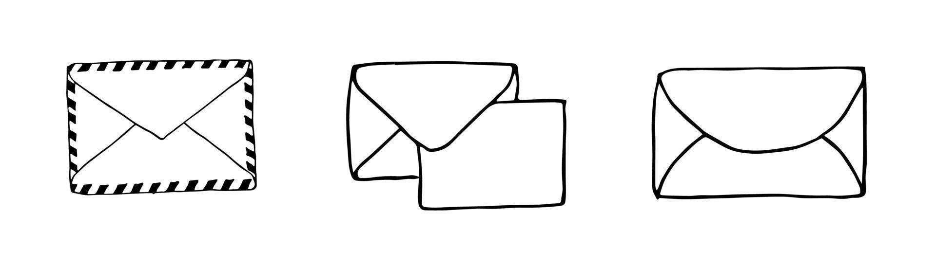 Envelope Sketch Vector Images (over 5,000)