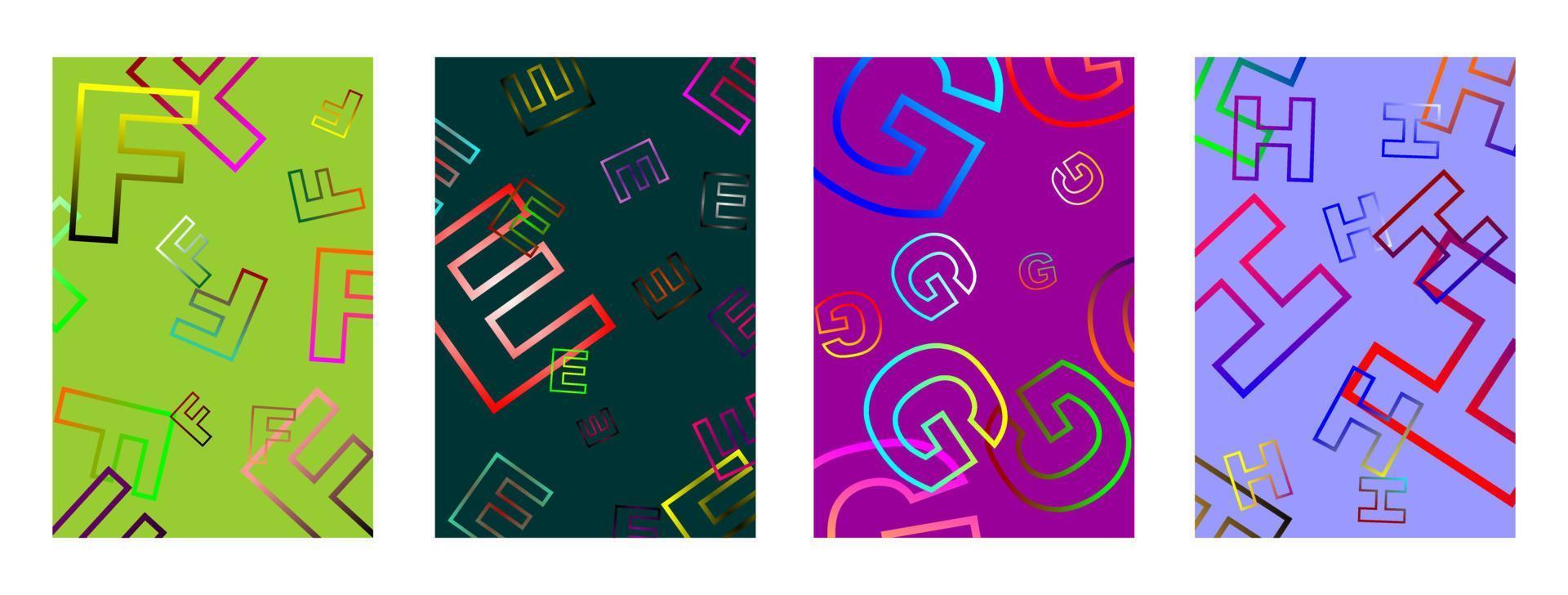 Minimal cover design. colorful halftones. Modern background template design for web. vector illustration