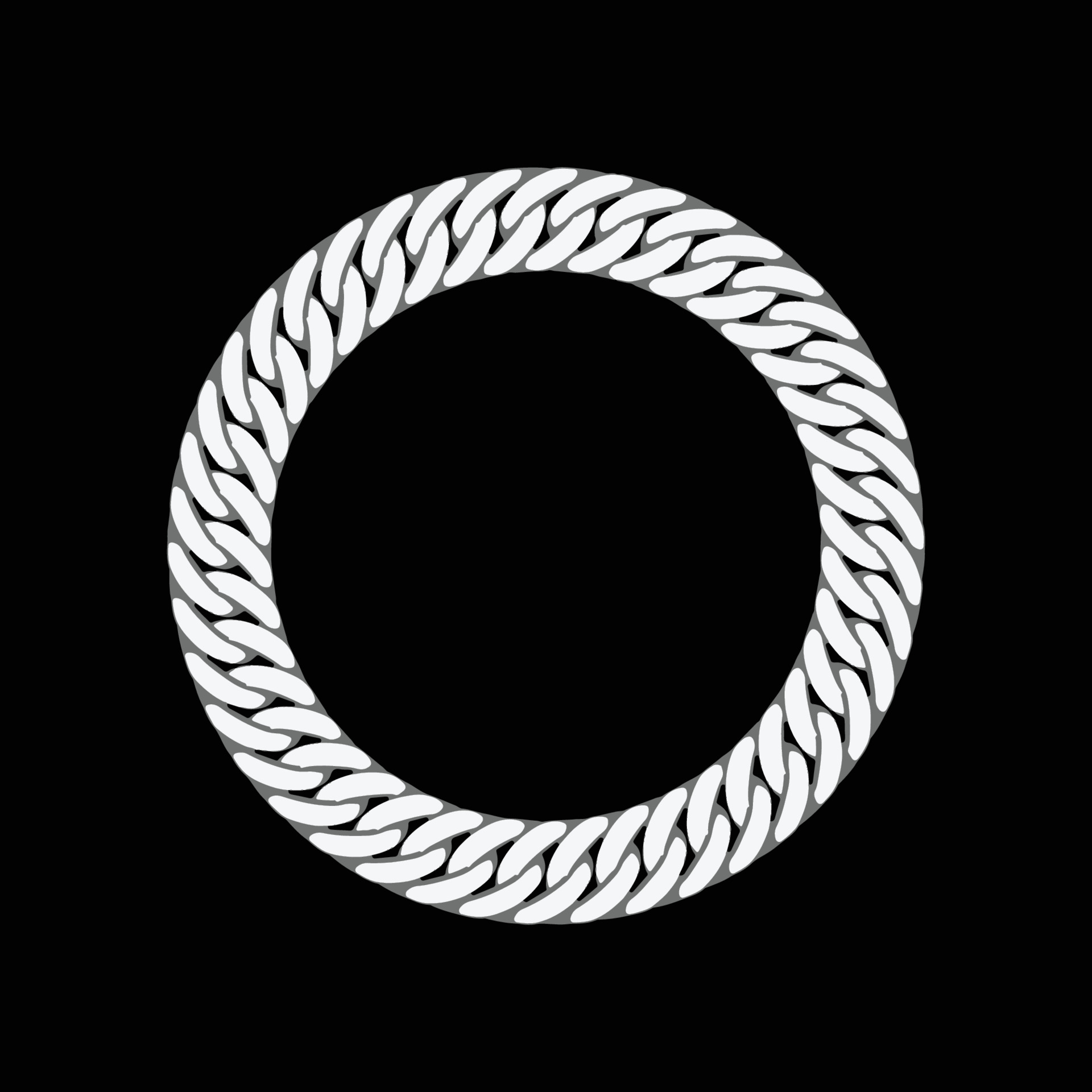 Chain round frame 3590947 Vector Art at Vecteezy