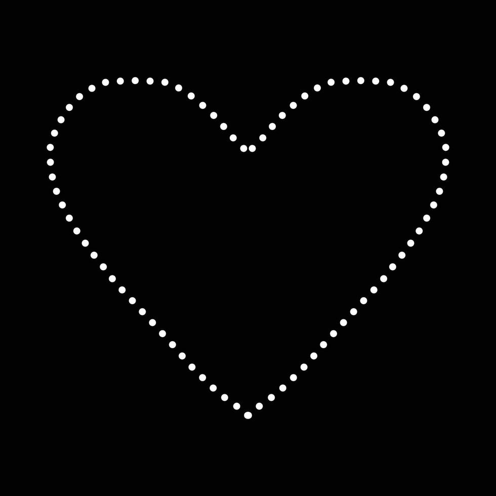 Heart love frame vector