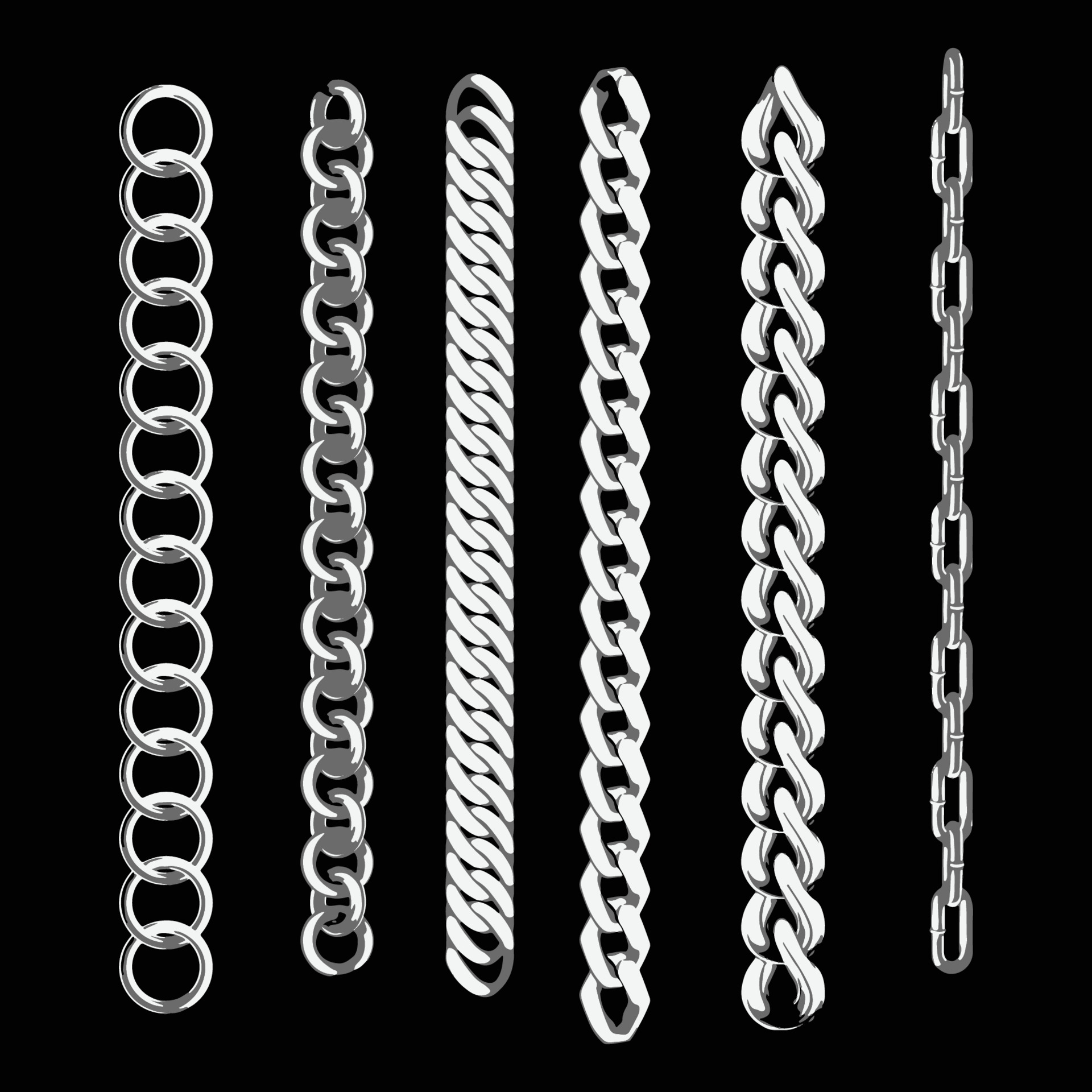 Chain round frame 3590949 Vector Art at Vecteezy