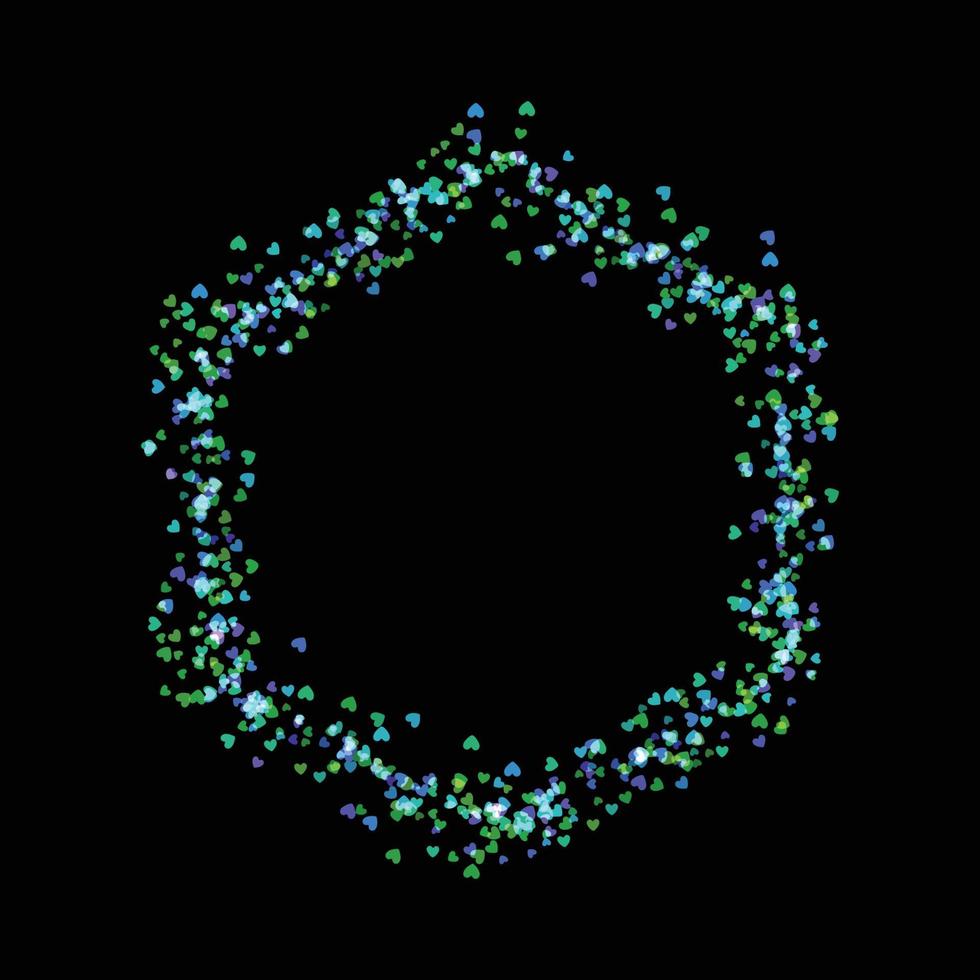 Abstract heart shapes vector