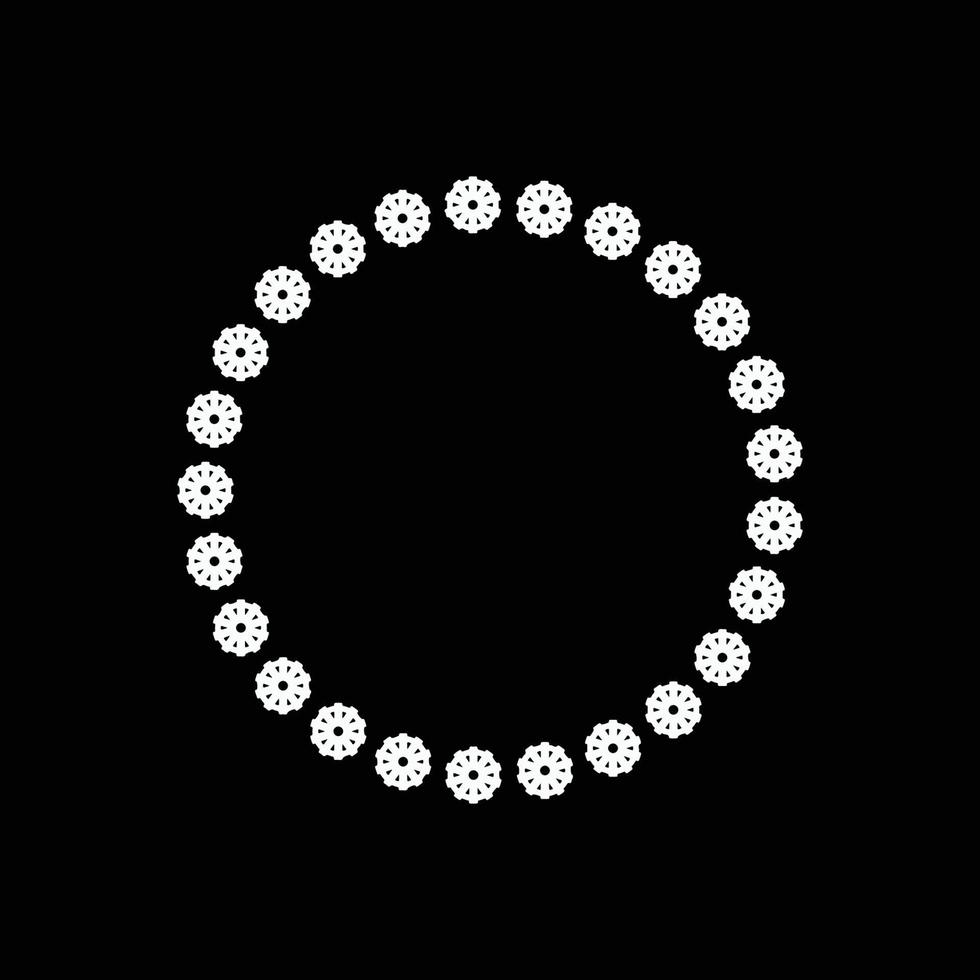 Circle frame element vector