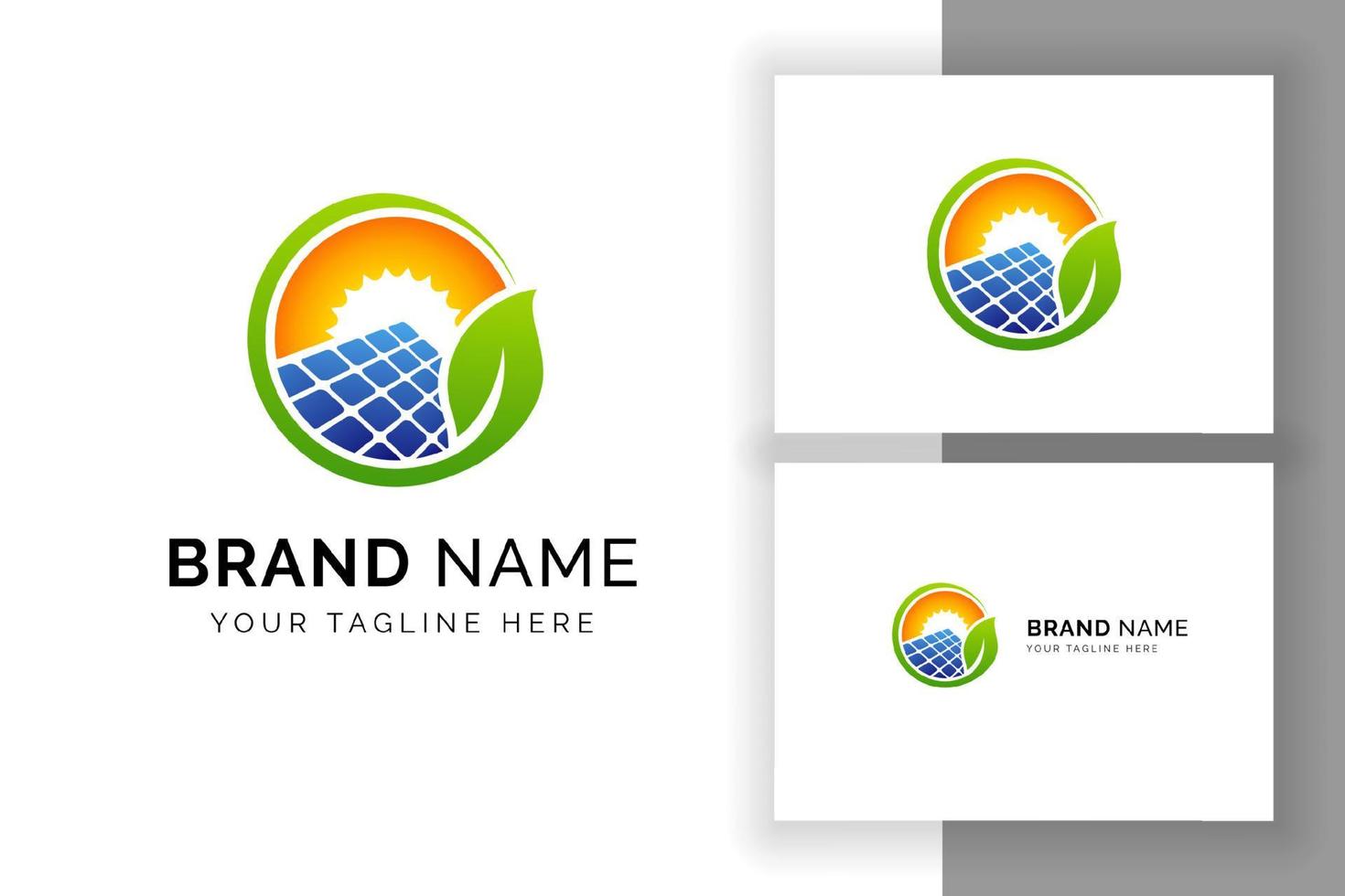 Sun solar energy logo design template. eco energy logo design vector