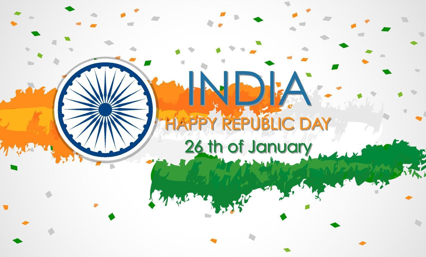 India Republic Day poster design vector