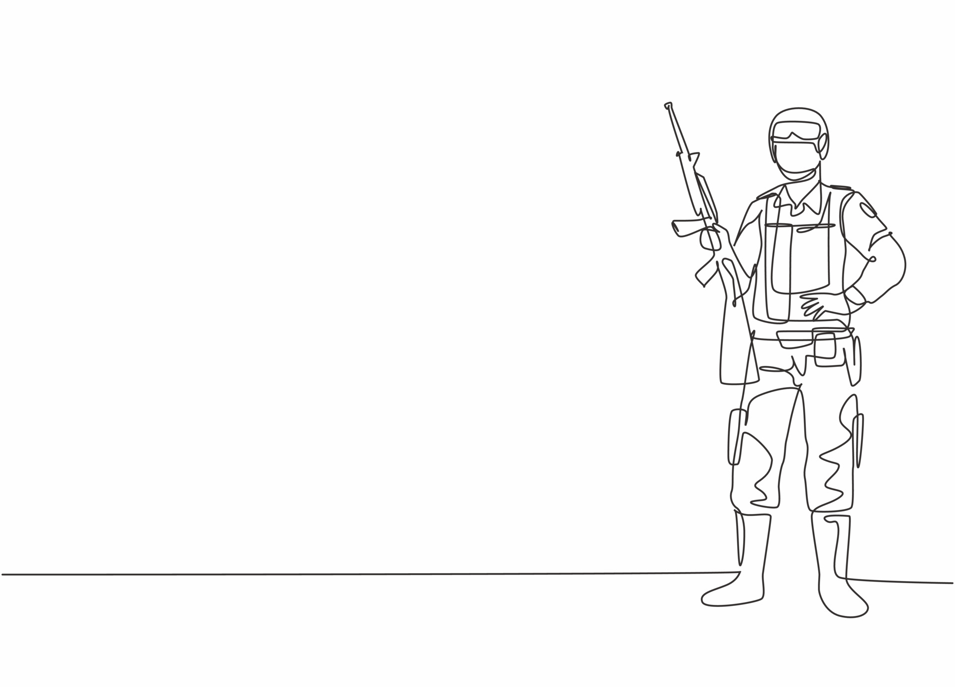 army sniper drawings