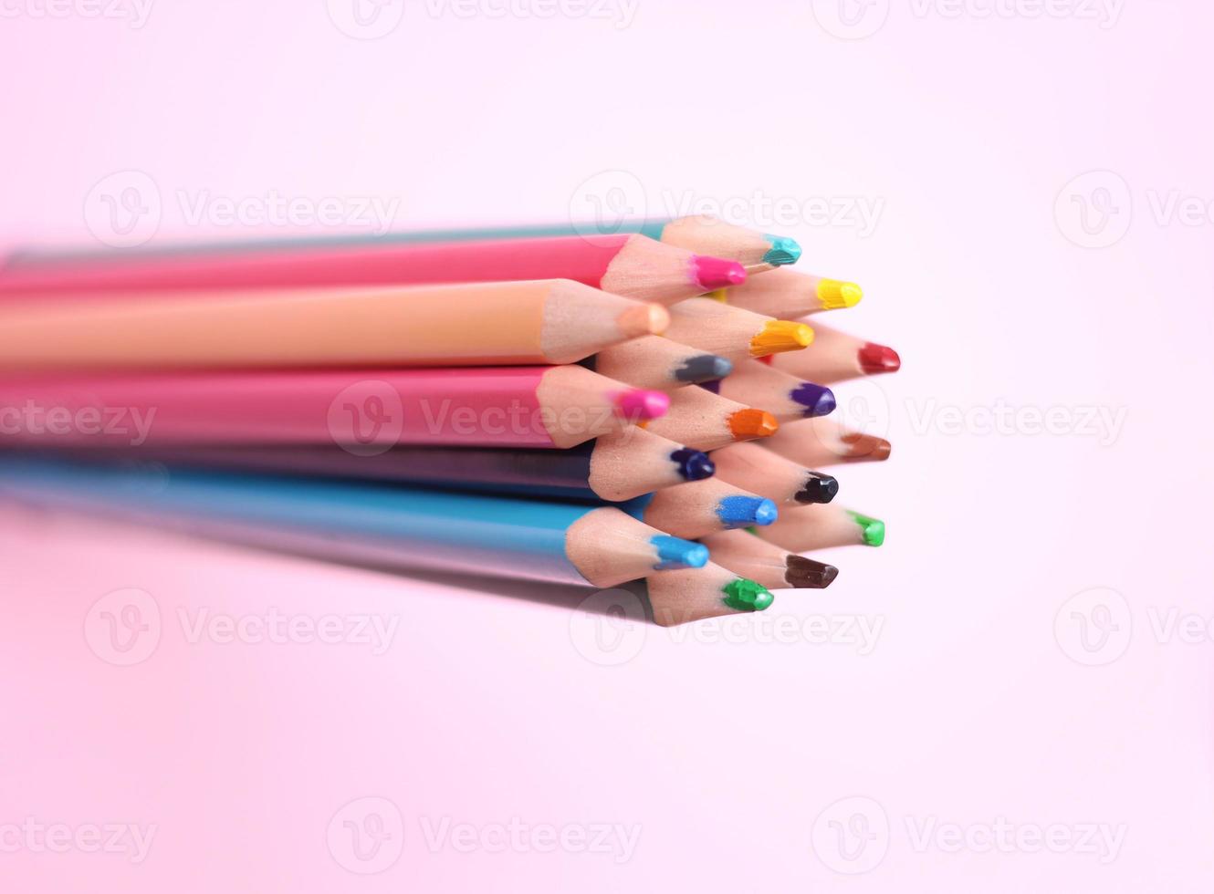 colorful pencil set photo