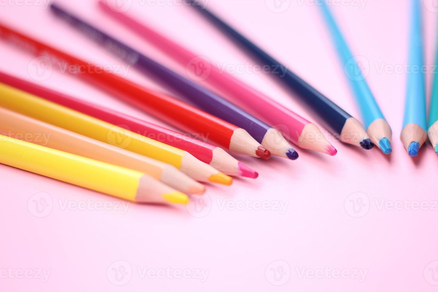 colorful pencil set photo