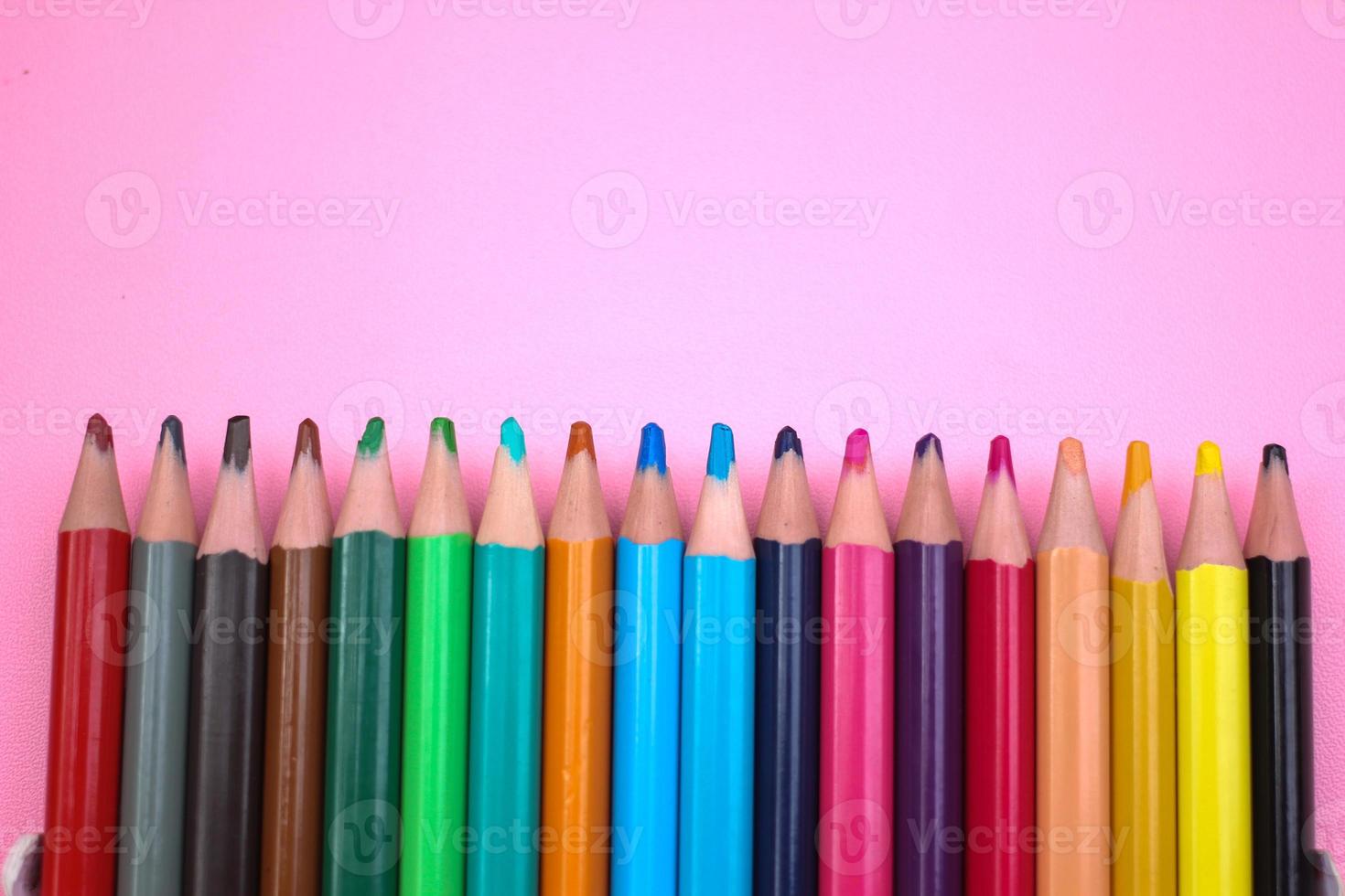 colorful pencil set photo
