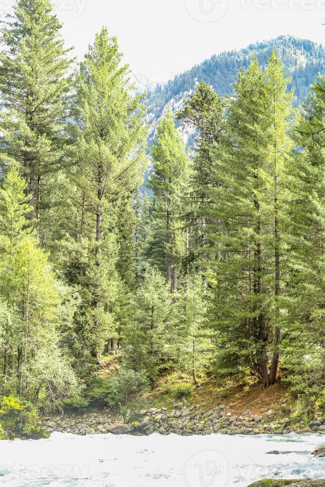 River of Kumrat Valley Beautiful Landscape Mountains View photo