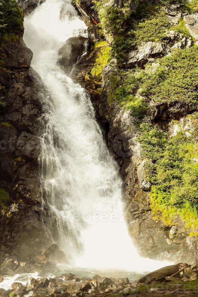 Kumrat Valley Waterfall Beautiful Landscape Mountains View photo