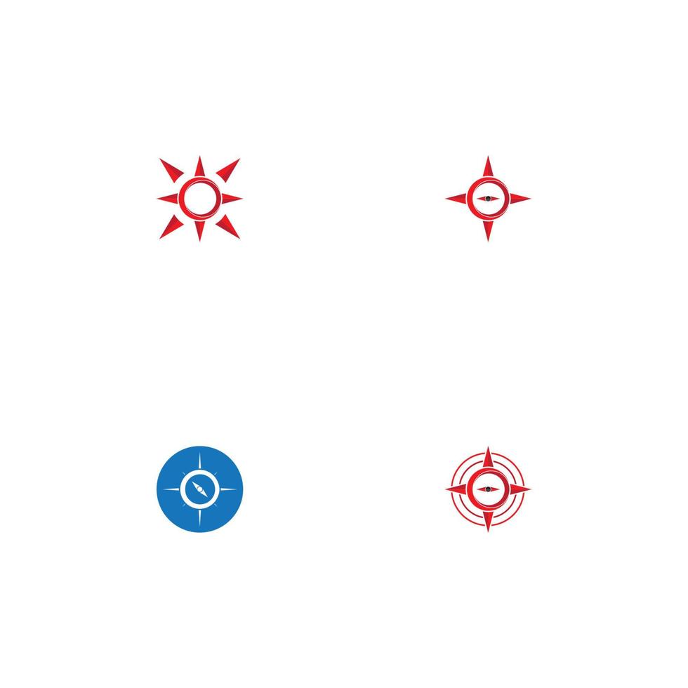 compass logo template vector icon illustration