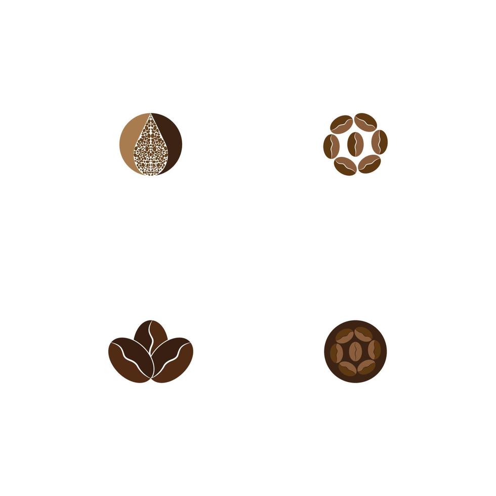 coffee bean icon vector