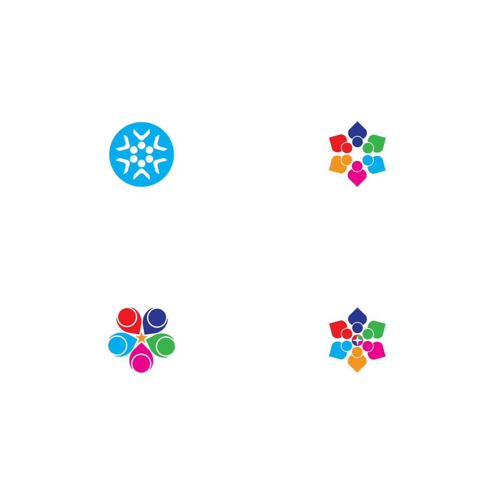 Community, network and social icon vector