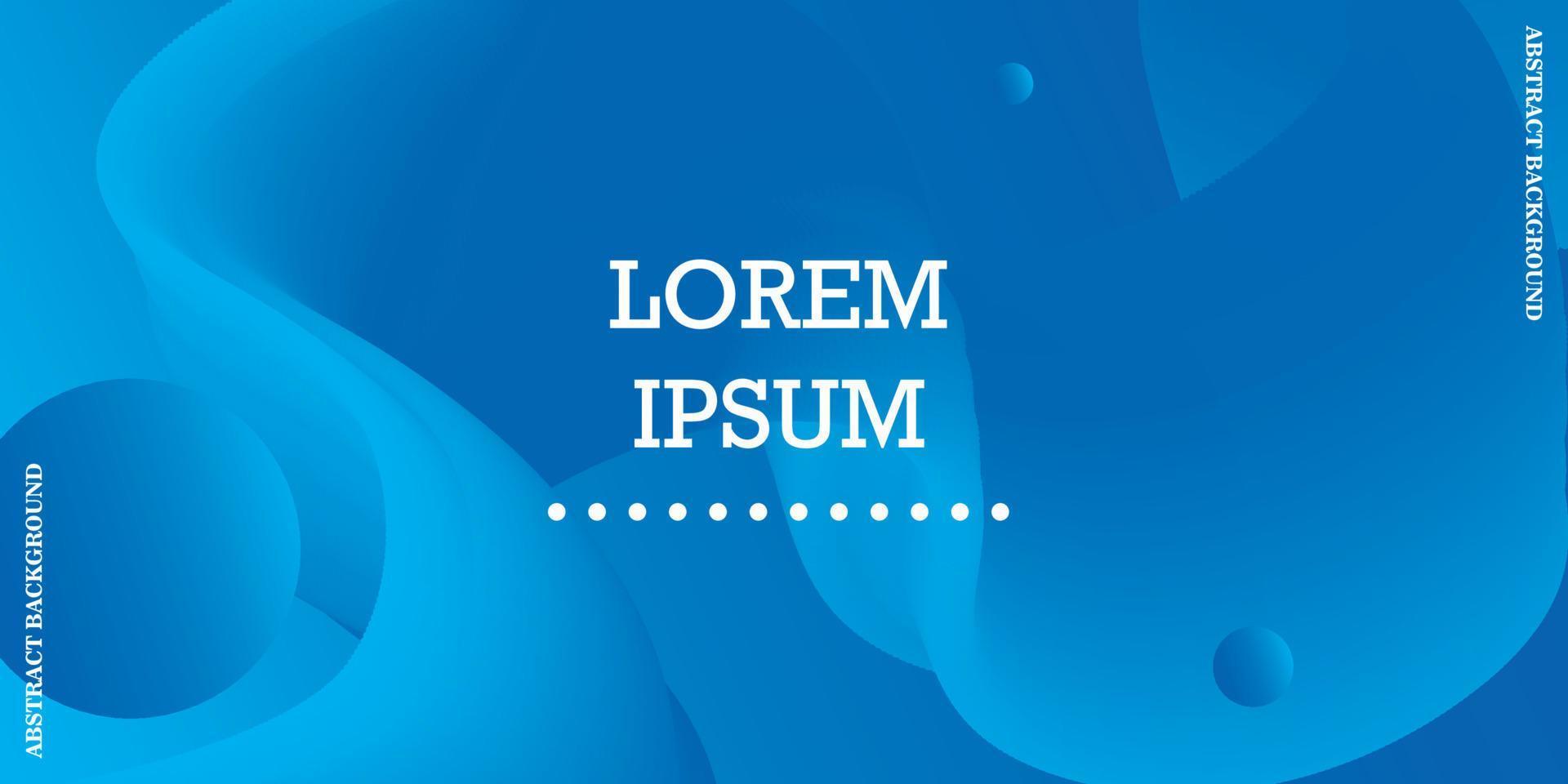 Blue Abstract fluid wave. Modern poster with gradient 3d flow shape. Innovation background design for cover, landing page vector