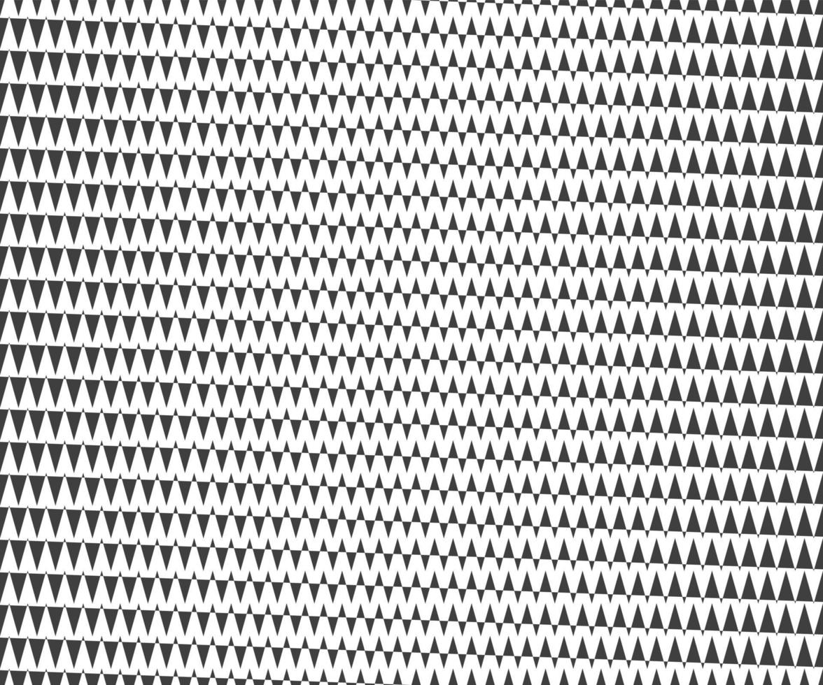 Zig Zag lines pattern. Black wavy line on white background. Abstract wave, vector illustration