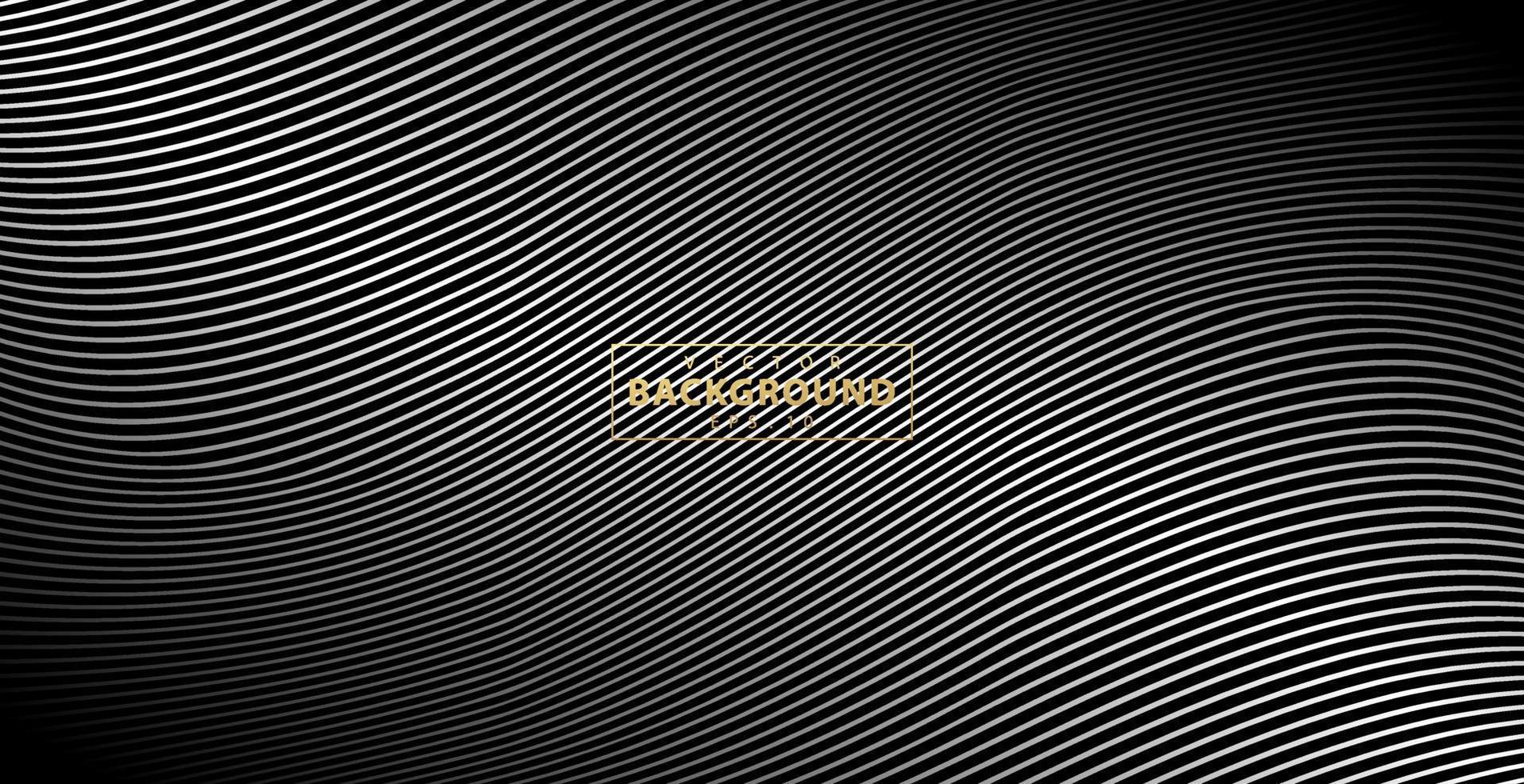 Abstract warped Diagonal Striped Background. Vector curved twisted slanting, waved lines texture. Brand new style for your business design.