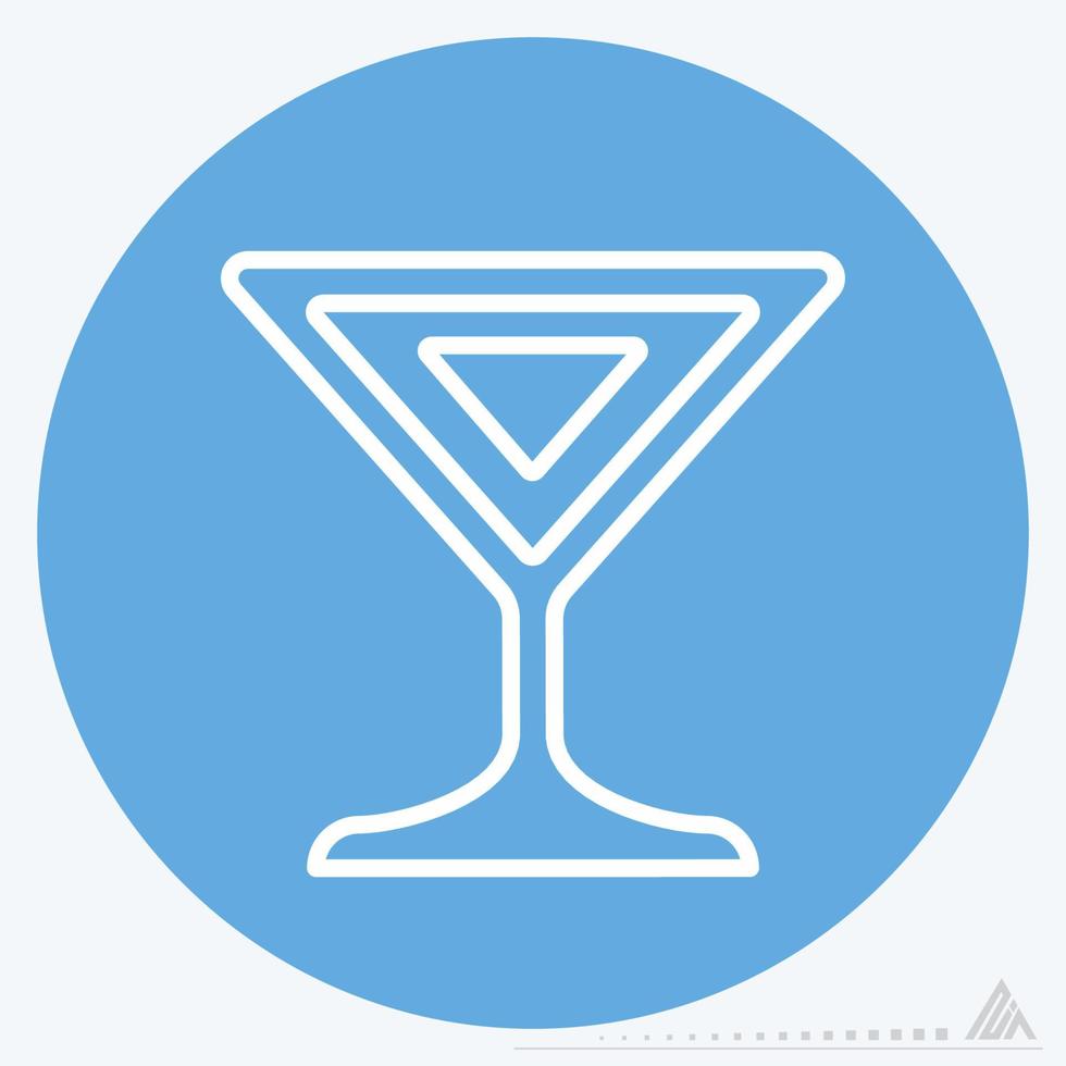 Icon Cocktail - Blue Eyes Style vector