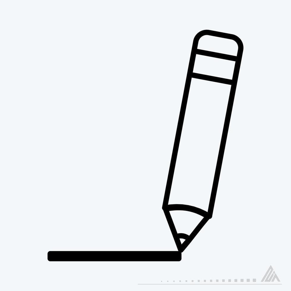 Icon Vector of Pen - Line Style