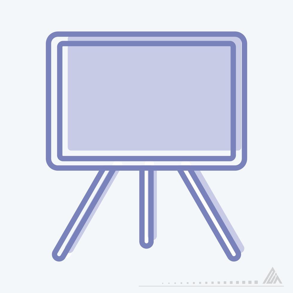 Icon Vector of Canvas - Blue Twins Style