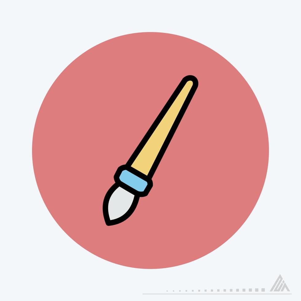 Icon Vector of Brush - Color Mate Style