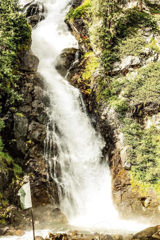 Kumrat Valley Waterfall Beautiful Landscape Mountains View photo