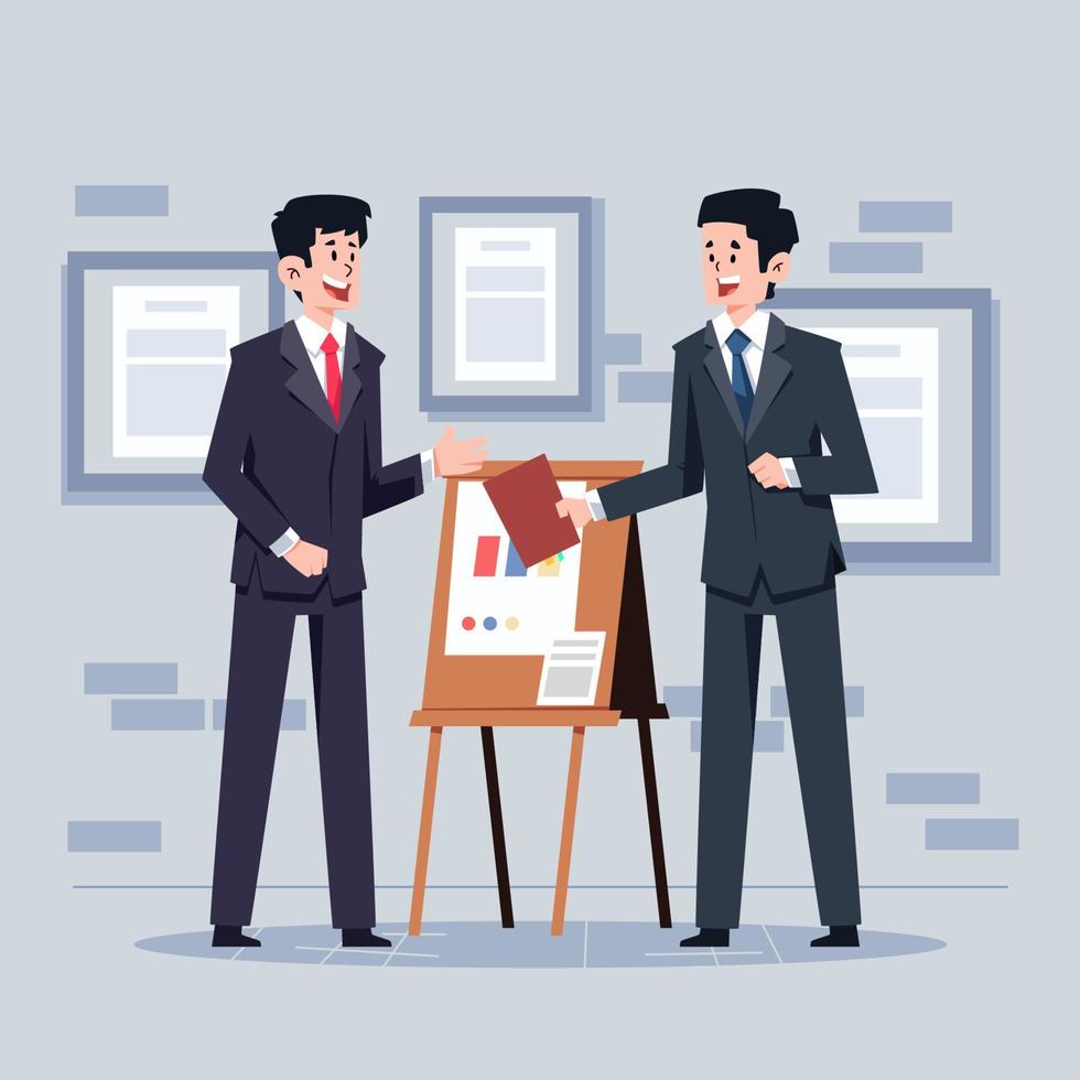 Professional Collaboration Characters vector