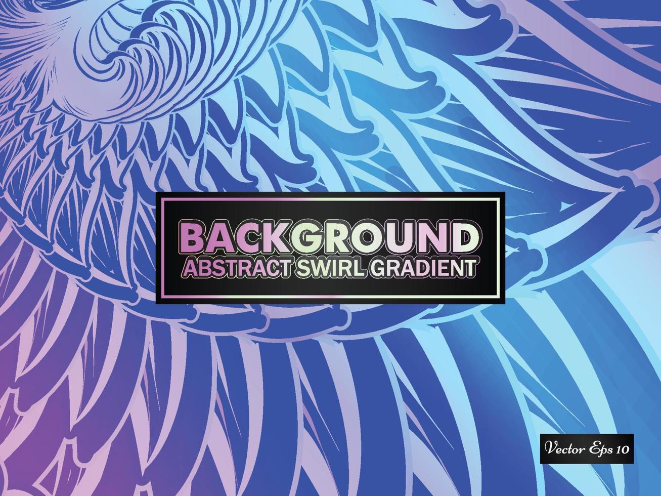 Abstract Swirl Gradient Decorative Background vector