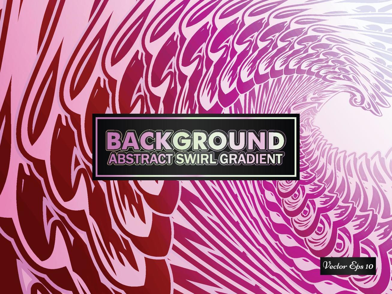 Abstract Swirl Gradient Decorative Background vector