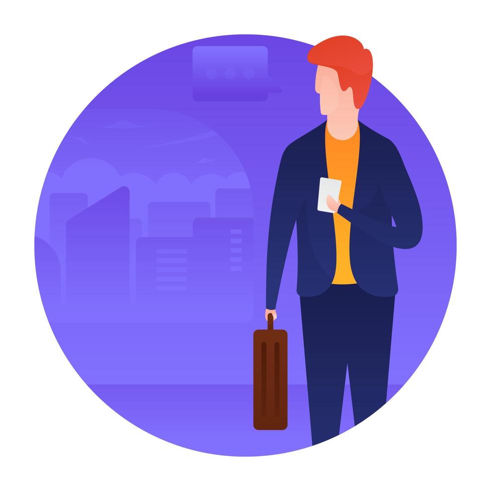 Business Travel Concepts vector