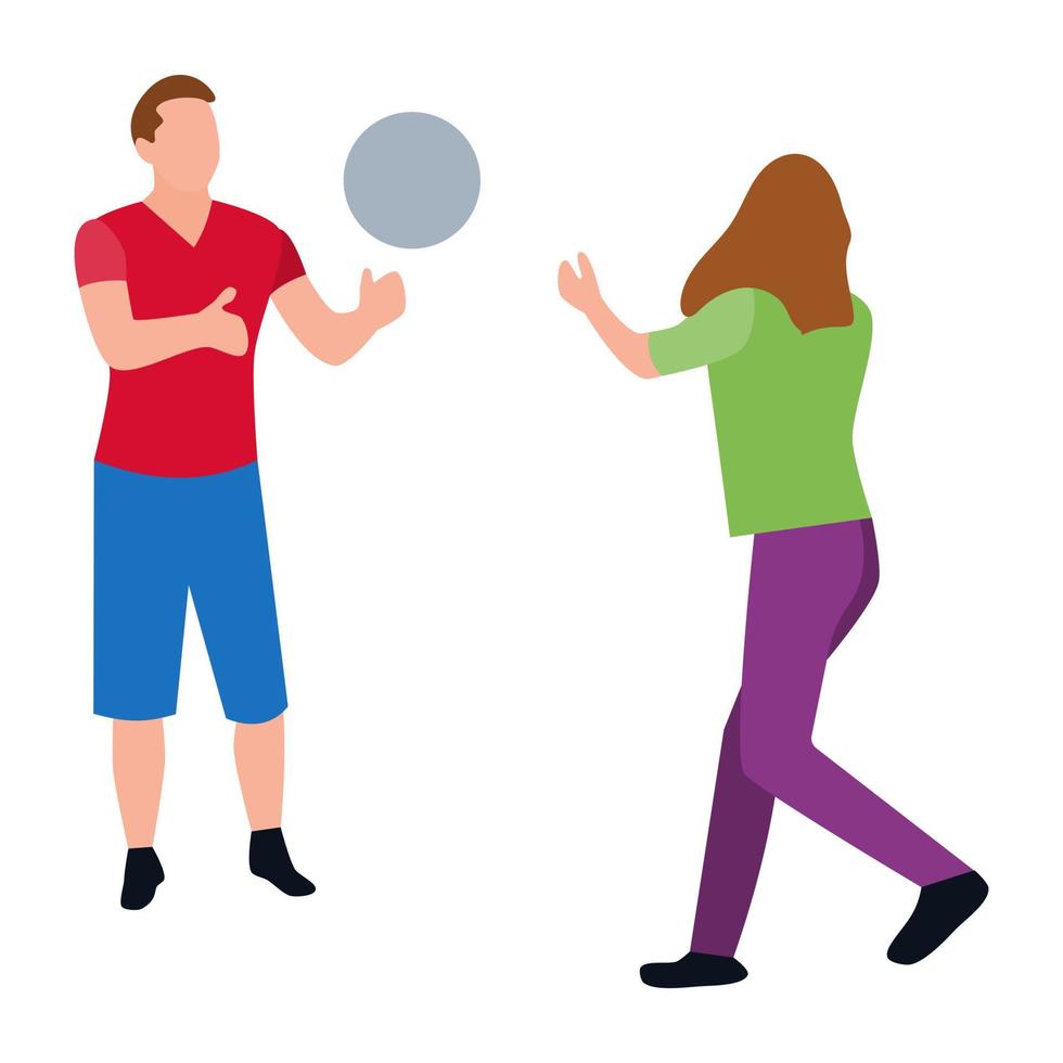Ball Playing Concepts vector