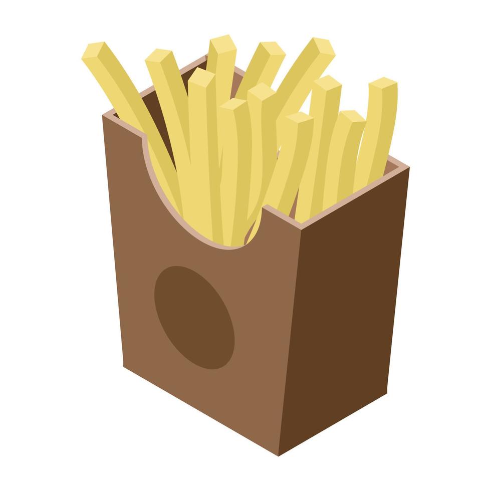 French Fries Concepts vector