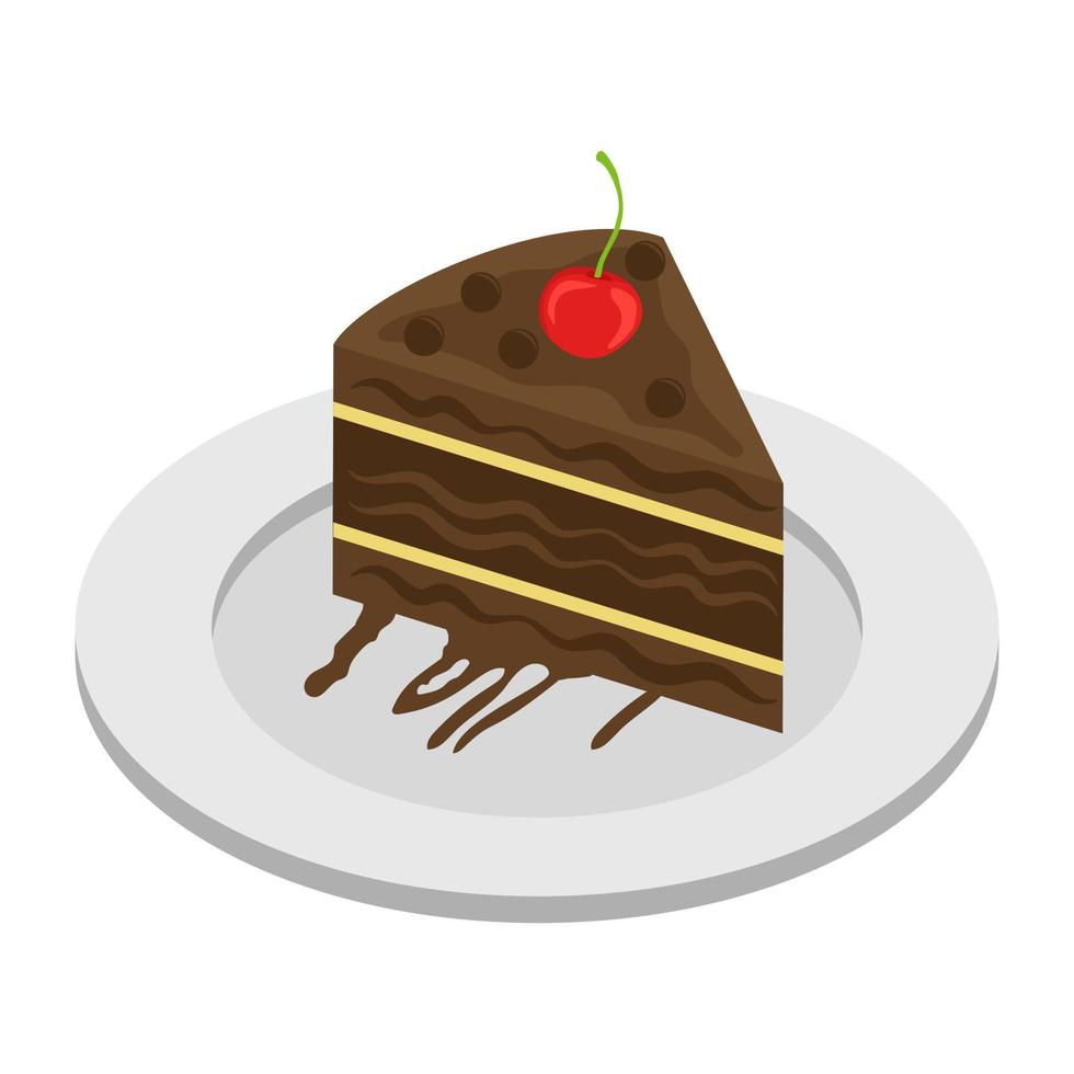 Cake Piece Concepts vector