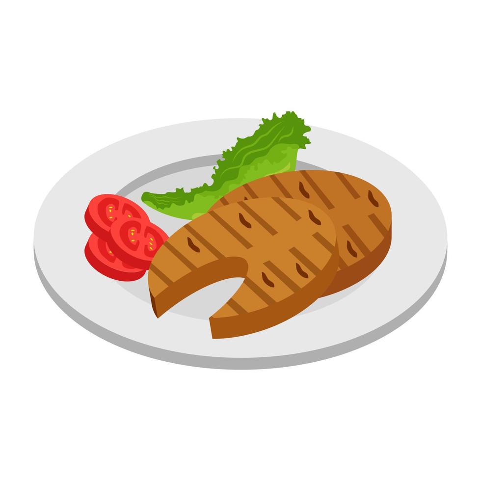 Trendy Steak Concepts vector