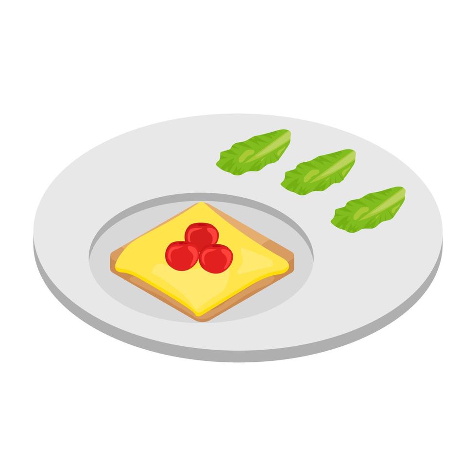 Trendy Breakfast Concepts vector