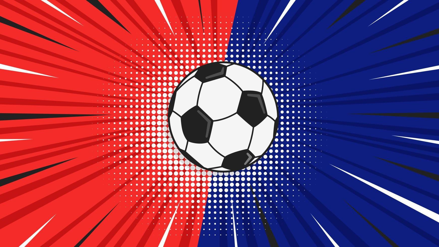versus diseño de estilo plano de pantalla con balón de fútbol en la ilustración de vector de fondo de semitono. pantalla de lucha para la batalla del juego. fútbol versus juego. 3600490 versus diseño de estilo plano de pantalla con balón de fútbol en la ilustración de vector de fondo de semitono. pantalla de lucha para la batalla del juego. fútbol versus juego. 3600490