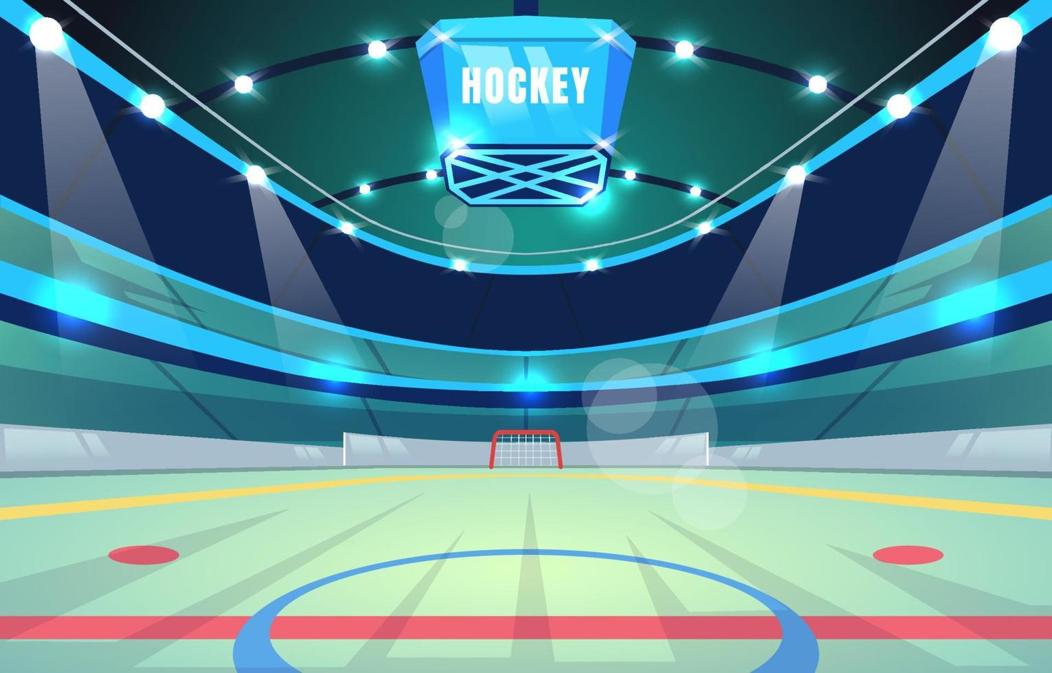 Hockey Stadium Background vector