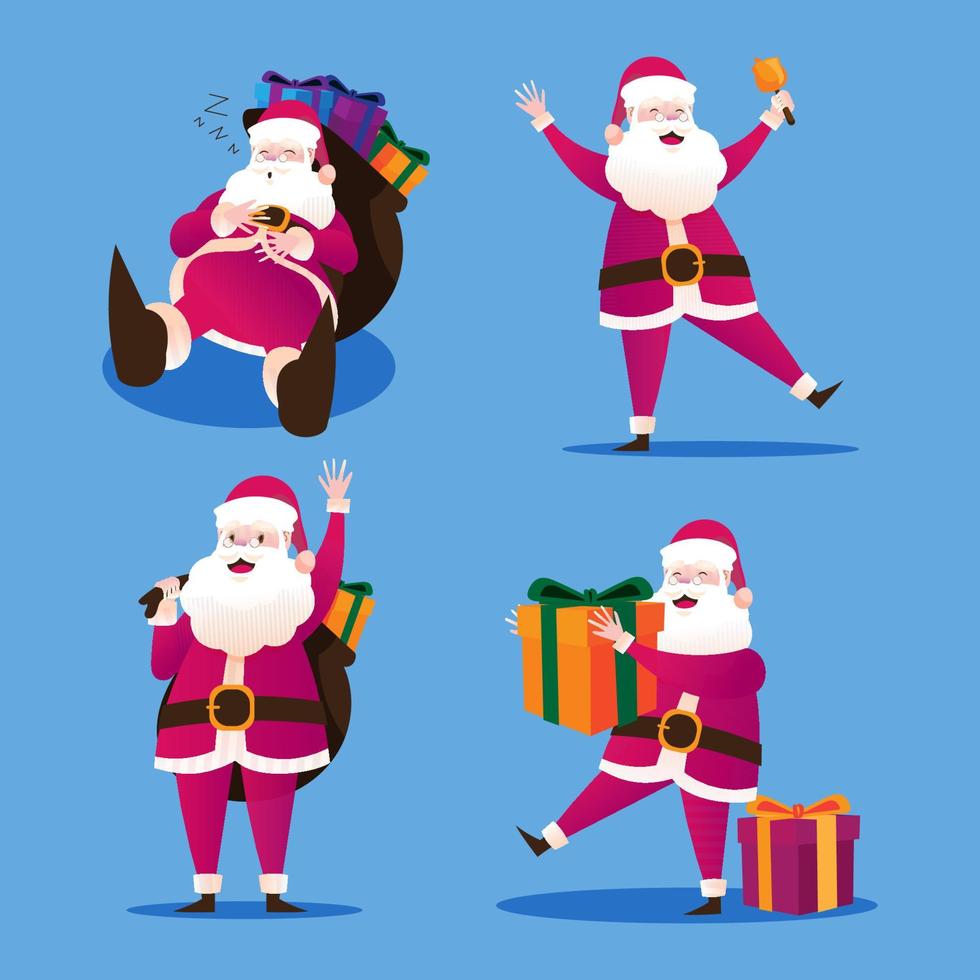 Christmas Santa Character vector