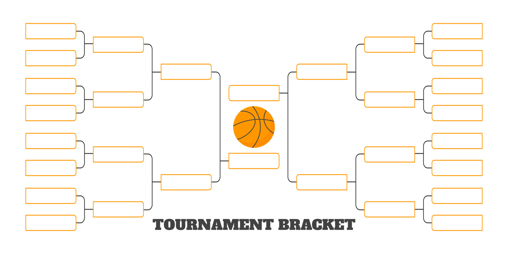 blank 16 team tournament bracket isolated on white background 14764023  Vector Art at Vecteezy