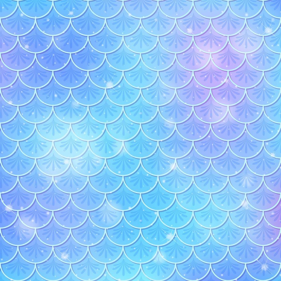 Fish scale seamless pattern background vector