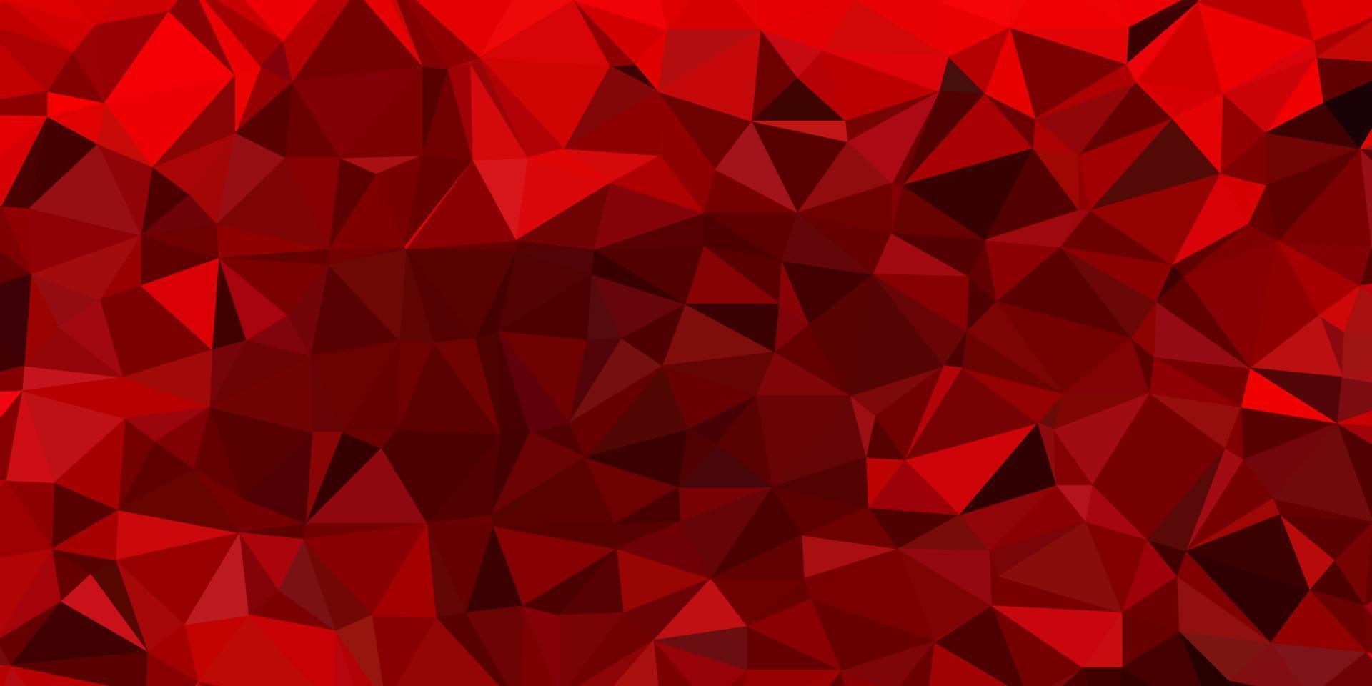 Light red vector abstract triangle backdrop.